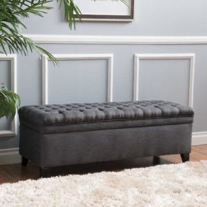 Мягкая банкетка с ящиком для хранения Federica